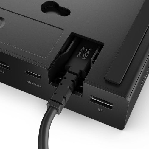 Lenovo 40BF0135UK laptop dock/port replicator Wired USB4 Black