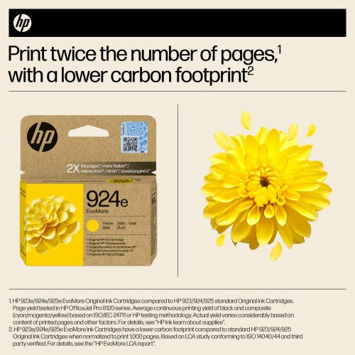 HP 4K0U9NE/924E Ink cartridge yellow EvoMore, 800 pages ISO/IEC 19752 9ml for HP OJ Pro 8120/e