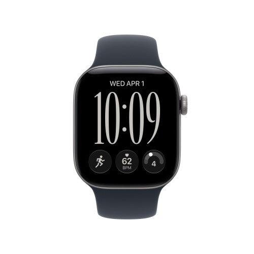 Apple Watch Series 12 GPS 42mm Space Grey Aluminium Case with Navy Blue Sport Band - M/L