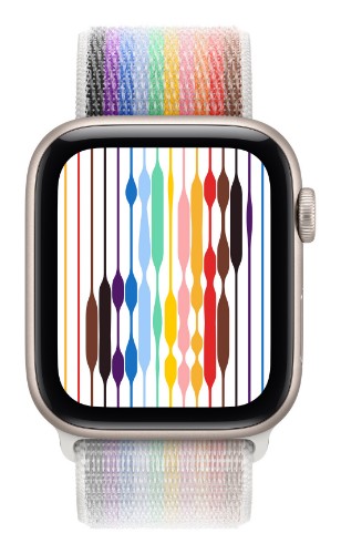Apple MGXV4ZM/A smart wearable accessory Band Multicolour Nylon