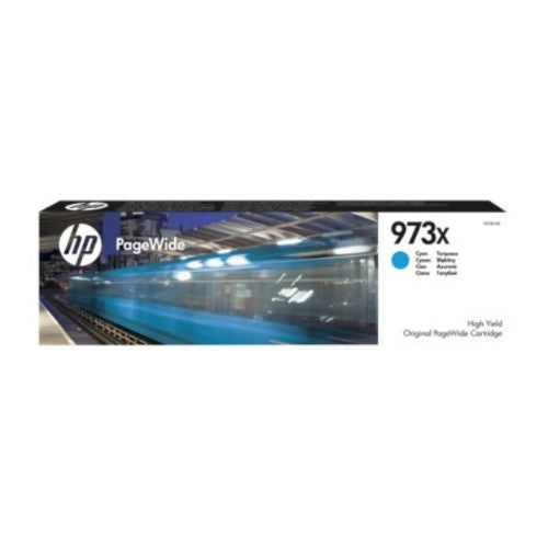 HP F6T81AE/973X Ink cartridge cyan, 7K pages ISO/IEC 24711 85,5ml for HP PageWide P 55250/Pro 452/Pro 477