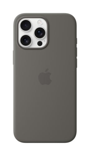 Apple iPhone 16 Pro Max Silicone Case with MagSafe - Stone Gray
