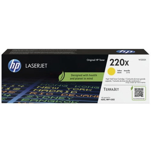 HP W2202X/220X Toner cartridge yellow high-capacity, 5.5K pages ISO/IEC 19798 for HP CLJ Pro 4202/e