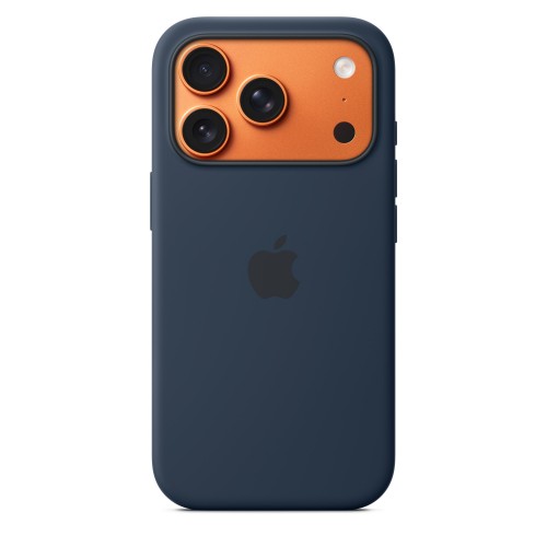 Apple iPhone 17 Pro Silicone Case with MagSafe – Midnight