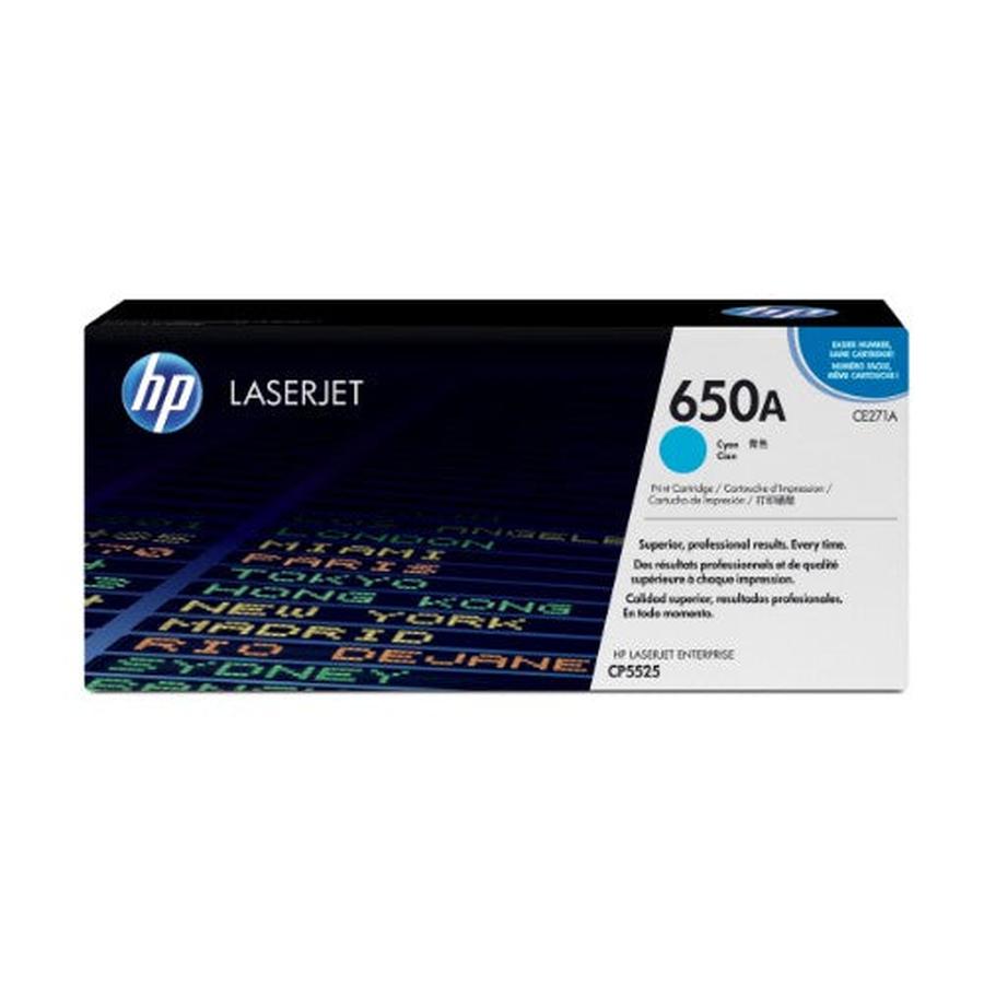 HP CE271A/650A Toner cartridge cyan, 15K pages ISO/IEC 19798 for HP CLJ CP 5525 - GKN Direct