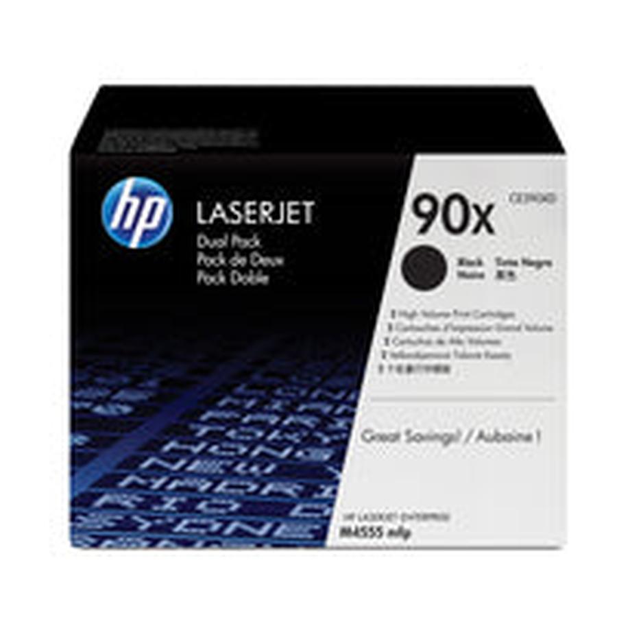 HP CE390XD/90X Toner cartridge black twin pack, 2x24K pages ISO/IEC 19752 Pack=2 for HP LaserJet M 4555/602 - GKN Direct