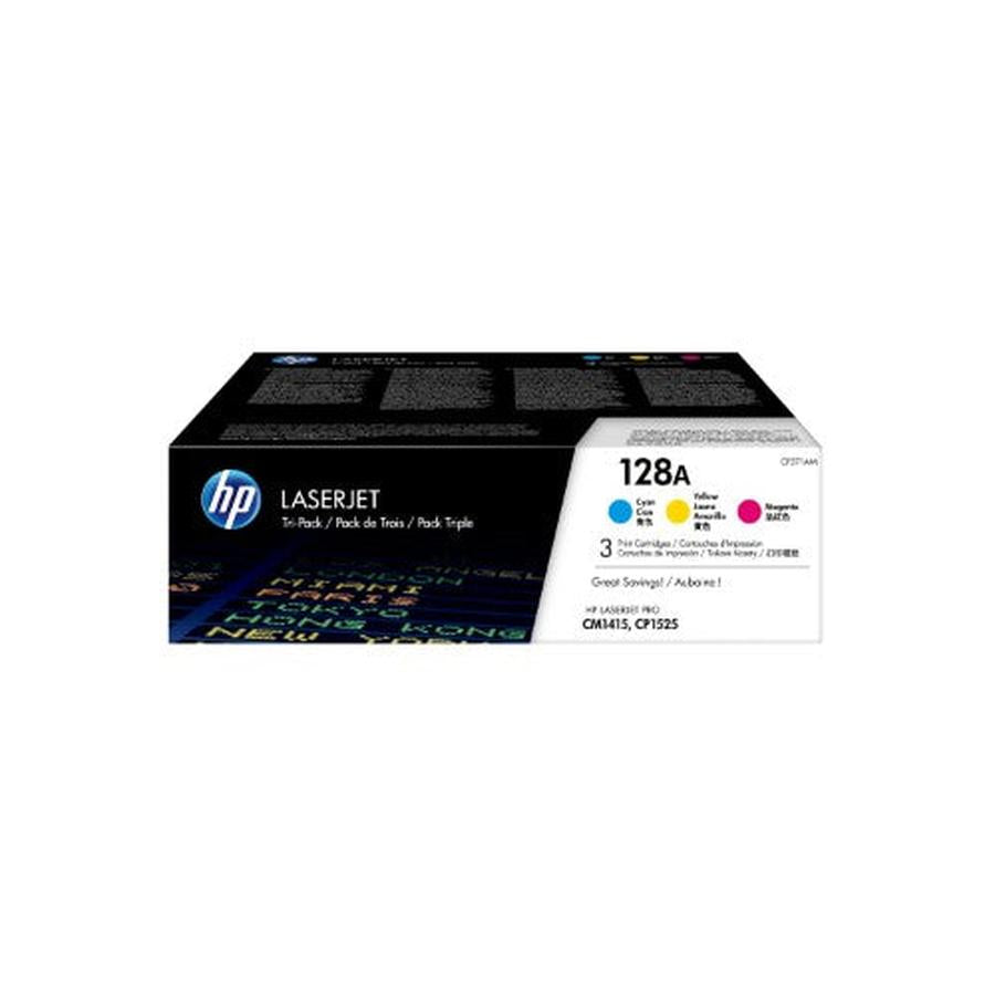 HP CF371AM/128A Toner MultiPack C,M,Y, 3x1.3K pages ISO/IEC 19798 Pack=3 for HP LJ Pro CP 1525 - GKN Direct