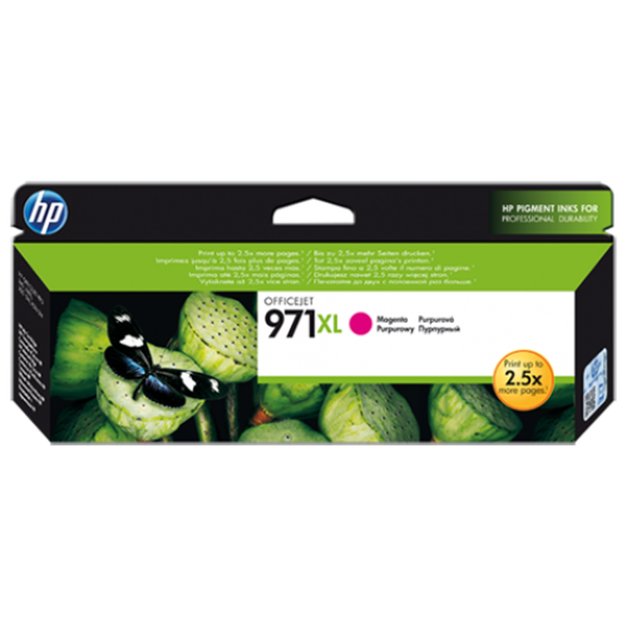 HP CN627AE/971XL Ink cartridge magenta high-capacity, 6.6K pages ISO/IEC 24711 80.5ml for HP OfficeJet Pro X - GKN Direct