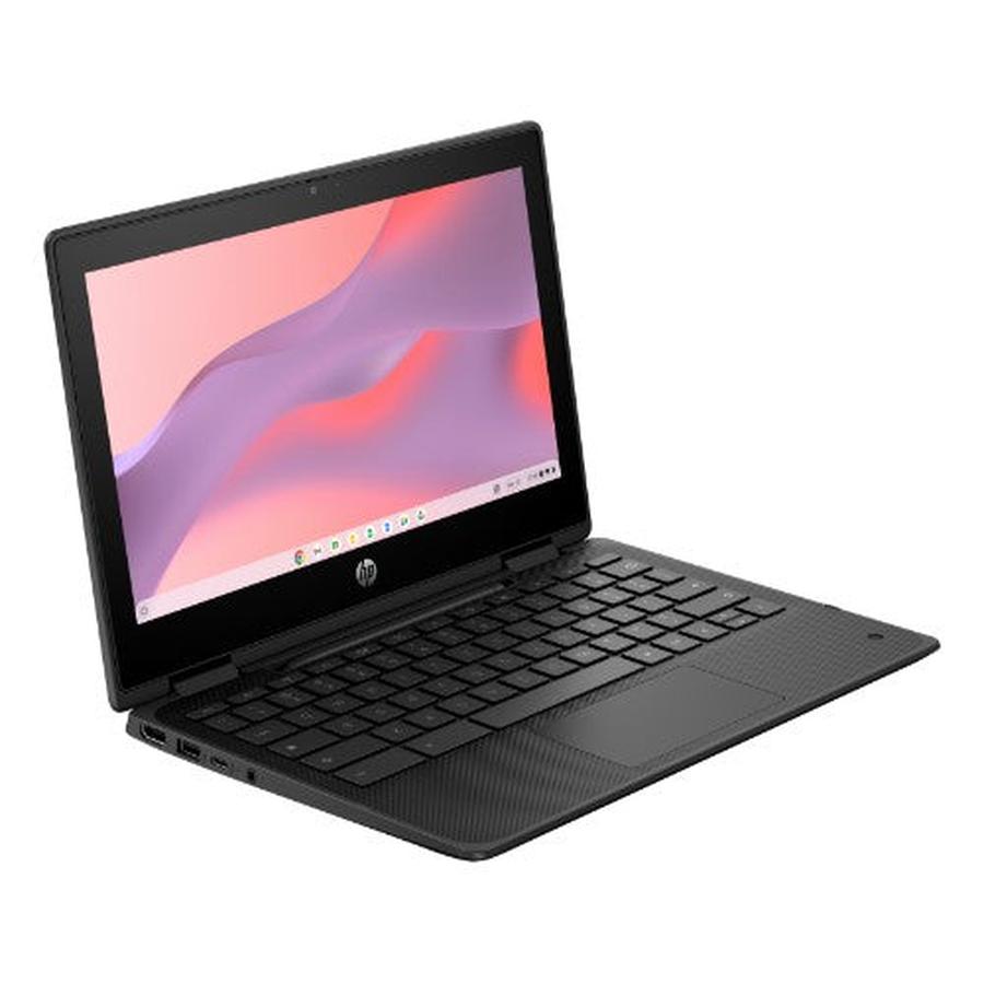 HP Fortis Flip G1m Chromebook MediaTek Kompanio 520 29.5 cm (11.6") Touchscreen HD 4 GB LPDDR4x-SDRAM 32 GB eMMC Wi-Fi 6 (802.11ax) ChromeOS Black - GKN Direct