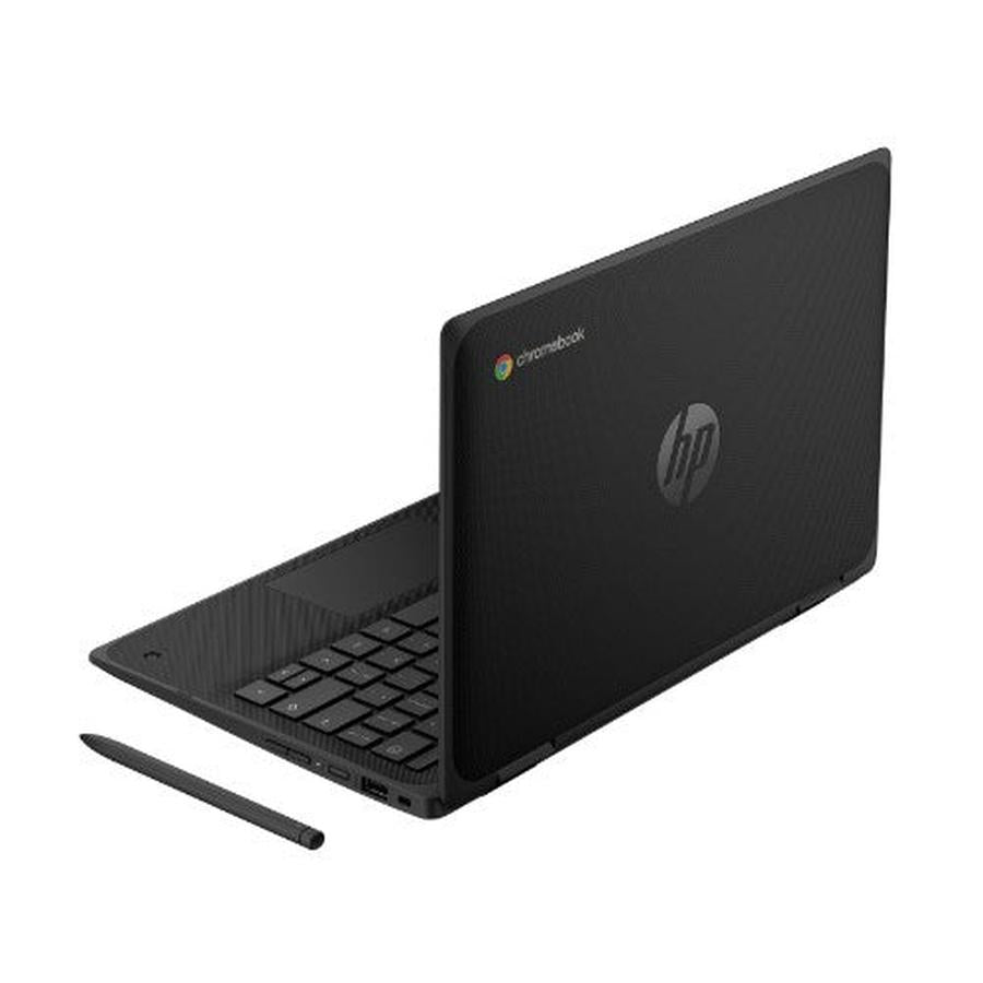 HP Fortis Flip G1m Chromebook MediaTek Kompanio 520 29.5 cm (11.6") Touchscreen HD 4 GB LPDDR4x-SDRAM 32 GB eMMC Wi-Fi 6 (802.11ax) ChromeOS Black - GKN Direct
