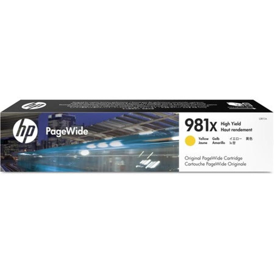 HP L0R11A/981X Ink cartridge yellow, 10K pages ISO/IEC 19798 114ml for HP PageWide E 58650/556 - GKN Direct