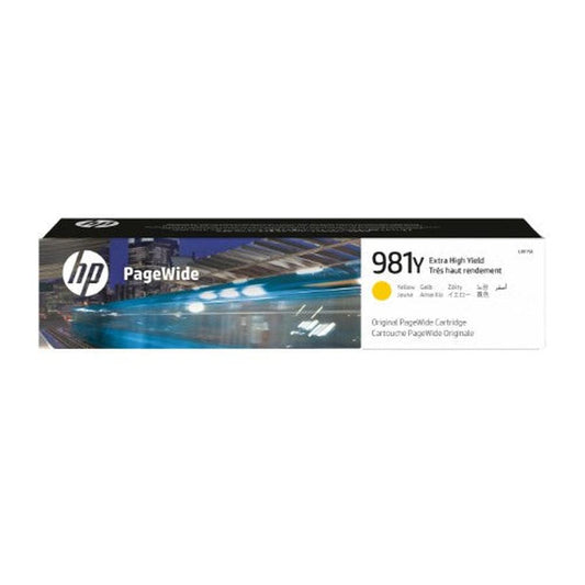 HP L0R15A/981Y Ink cartridge yellow, 16K pages ISO/IEC 19798 183ml for HP PageWide E 58650/556 - GKN Direct