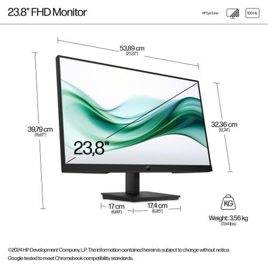 HP Series 3 Pro 23.8 inch FHD Monitor - 324pv - GKN Direct