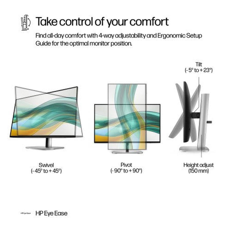 HP Series 5 Pro 23.8 inch FHD Monitor - 524pf - GKN Direct