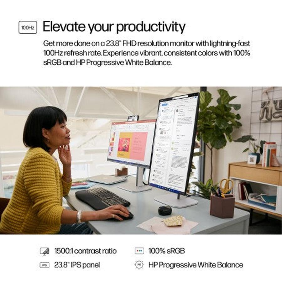 HP Series 5 Pro 23.8 inch FHD Monitor - 524pf - GKN Direct