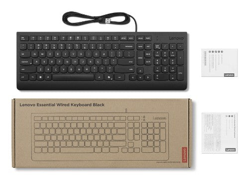Lenovo 4Y41R64671 keyboard Home/Office USB UK English Black