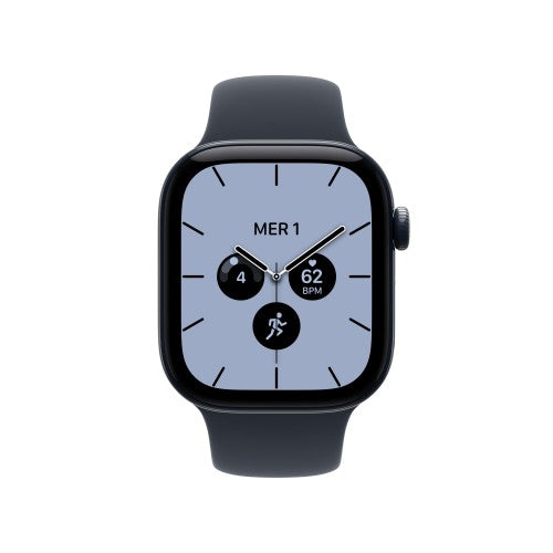 Apple Watch Series 12 GPS + Cellular 42mm Night Blue Ceramic Case with Navy Blue Sport Band - M/L