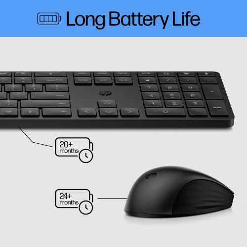 HP 650 Wireless Keyboard and Mouse Combo