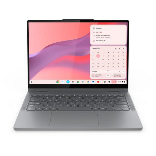 Lenovo Chrome 2in1 14IRU10 Intel Core 5 120U Chromebook 35.6 cm (14") Touchscreen WUXGA 8 GB LPDDR5-SDRAM 128 GB UFS Wi-Fi 6E (802.11ax) ChromeOS English Grey - GKN Direct