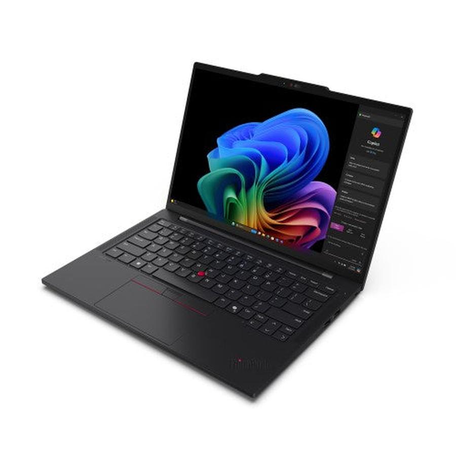 Lenovo ThinkPad T14s Gen 6 (Snapdragon) Copilot+ PC Qualcomm Snapdragon X1P-42-100 Laptop 35.6 cm (14") WUXGA 16 GB LPDDR5x-SDRAM 512 GB SSD Wi-Fi 7 (802.11be) Windows 11 Pro UK English Black - GKN Direct