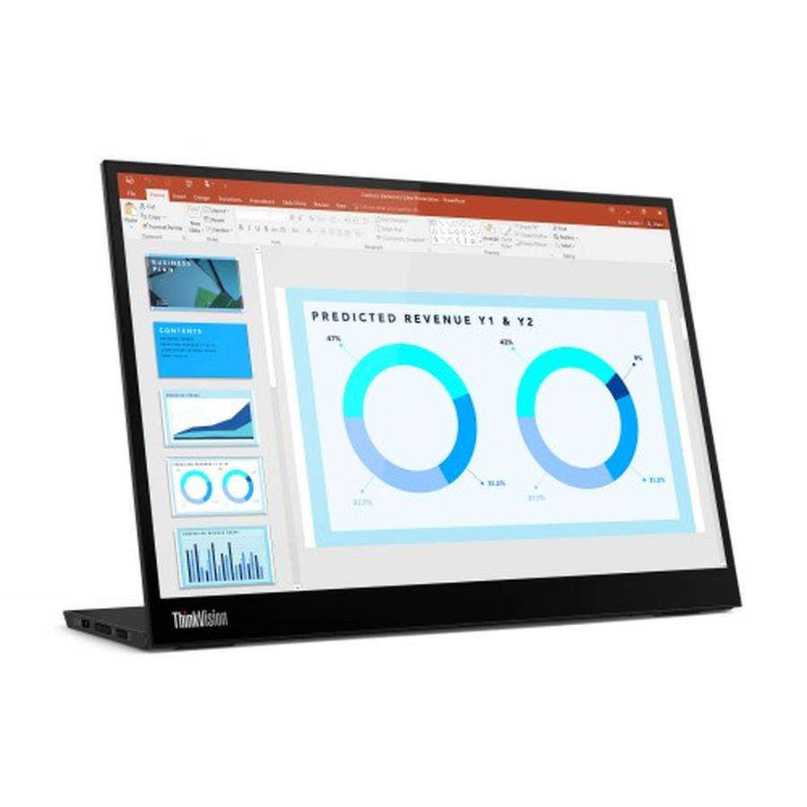 Lenovo ThinkVision M14d LED display 35.6 cm (14") 2240 x 1400 pixels 2.2K Black - GKN Direct