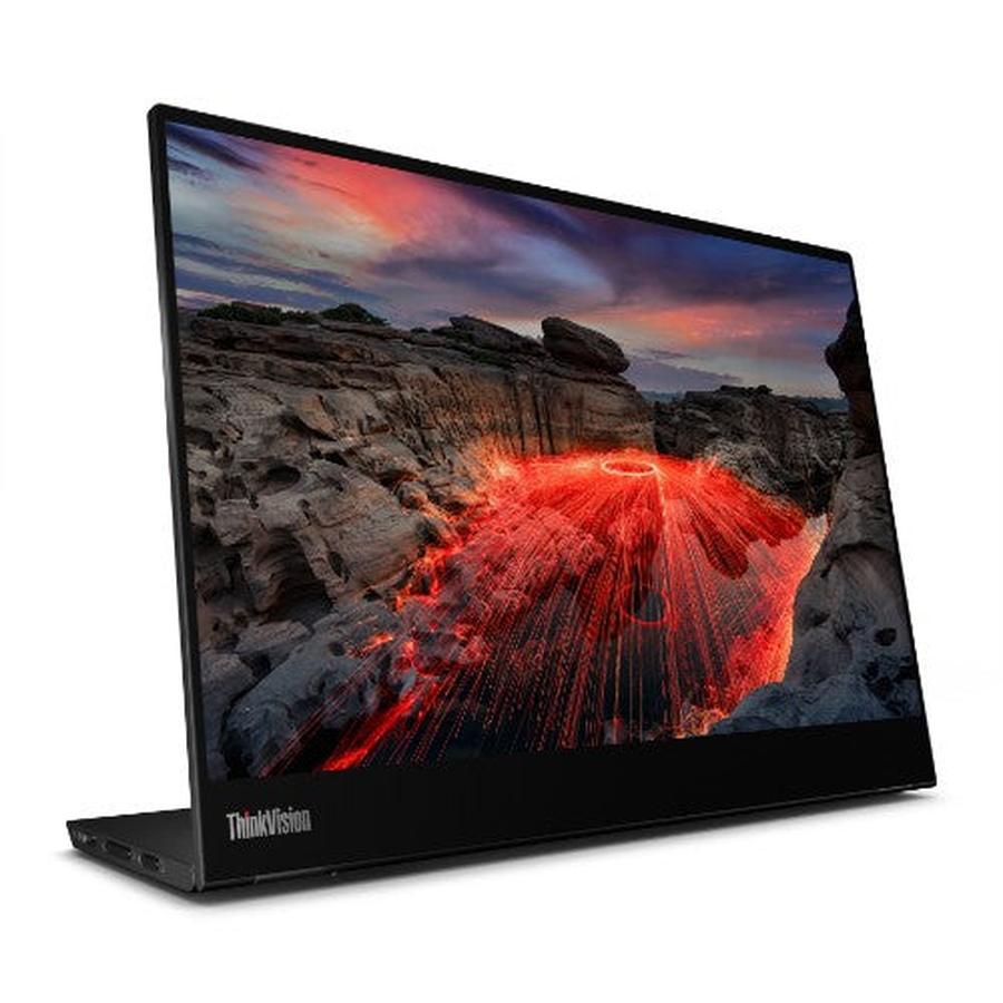 Lenovo ThinkVision M14t Gen 2 LED display 35.6 cm (14") 2240 x 1400 pixels 2.2K Touchscreen Black - GKN Direct