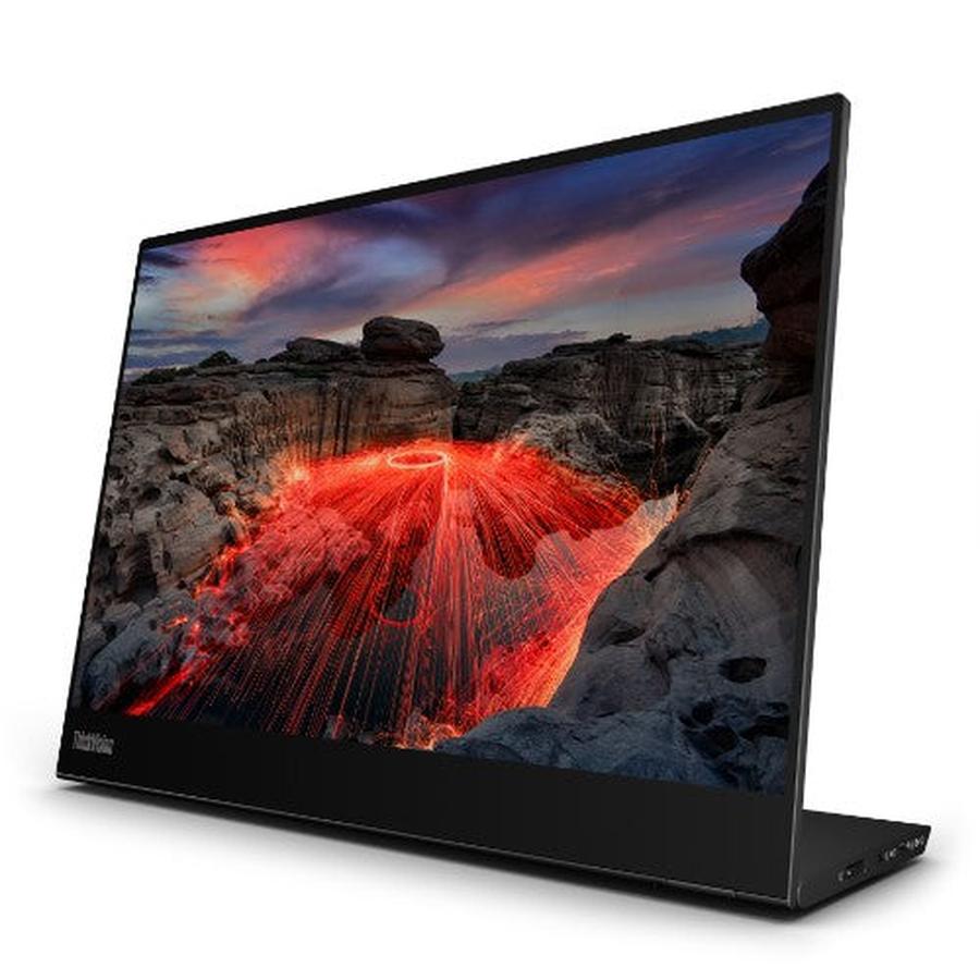 Lenovo ThinkVision M14t Gen 2 LED display 35.6 cm (14") 2240 x 1400 pixels 2.2K Touchscreen Black - GKN Direct