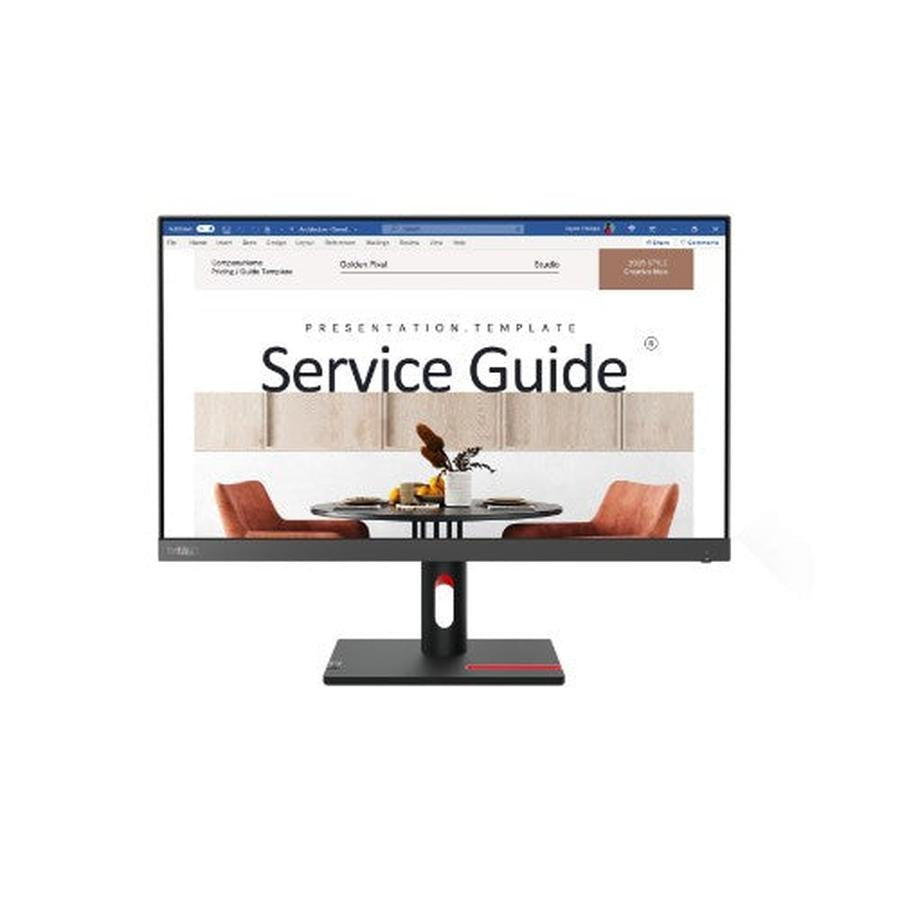 Lenovo ThinkVision S24i-30 LED display 60.5 cm (23.8") 1920 x 1080 pixels Full HD Black - GKN Direct