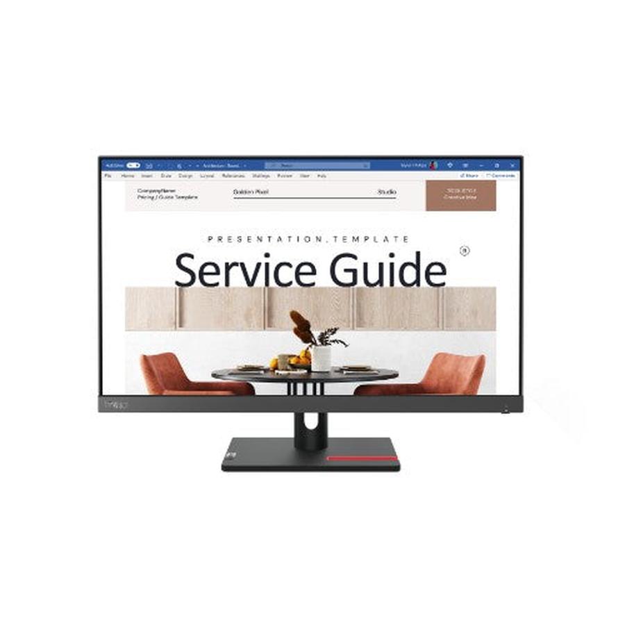 Lenovo ThinkVision S24i-30 LED display 60.5 cm (23.8") 1920 x 1080 pixels Full HD Black - GKN Direct