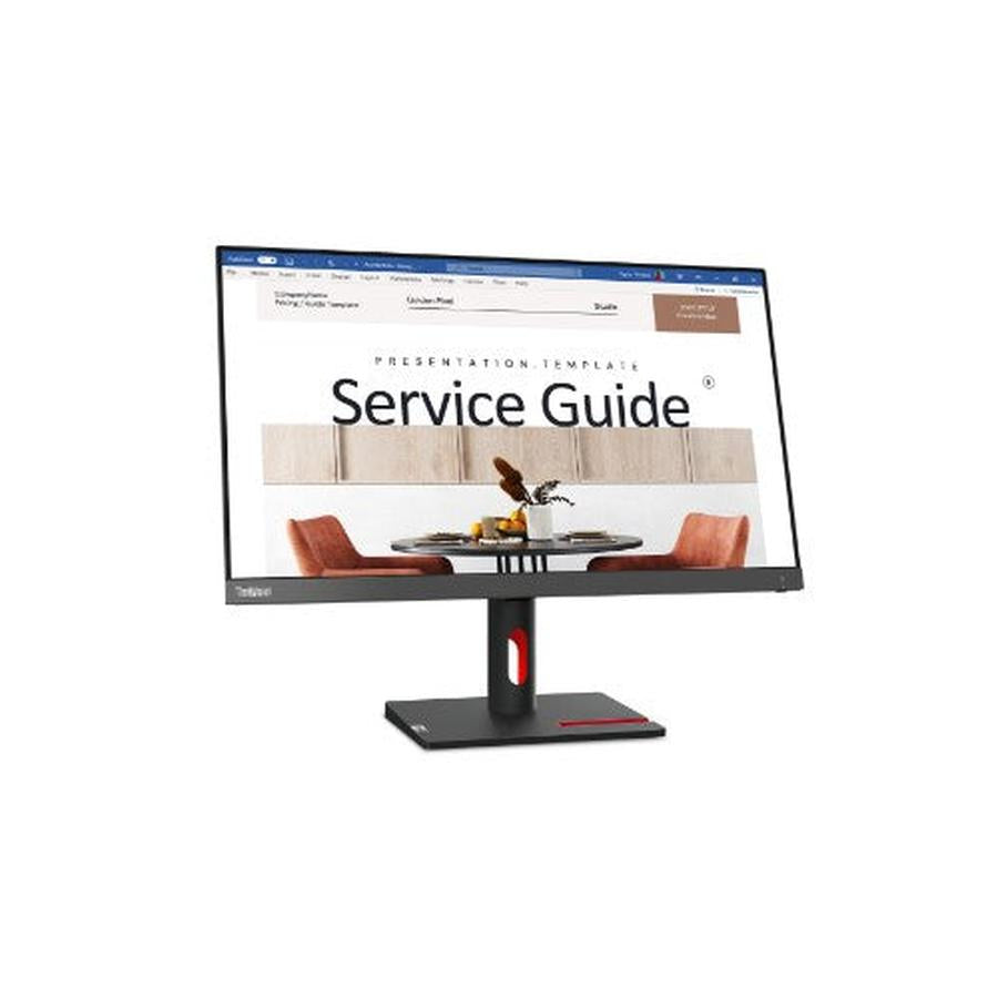 Lenovo ThinkVision S24i-30 LED display 60.5 cm (23.8") 1920 x 1080 pixels Full HD Black - GKN Direct