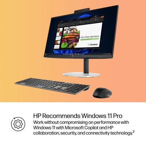 HP ProStudio 4 All-in-One G1i 23.8 inch Desktop AI PC Intel Core Ultra 7 60.5 cm (23.8") 1920 x 1080 pixels 24 GB DDR5-SDRAM Windows 11 Pro Wi-Fi 6E (802.11ax)