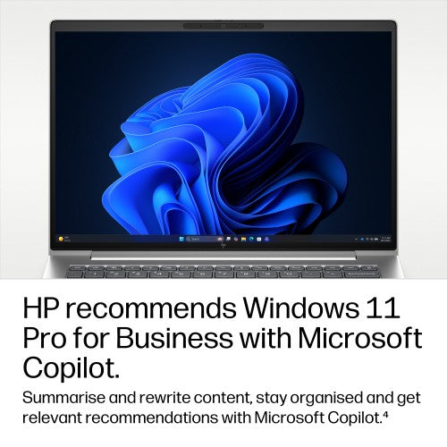 HP EliteBook 6 G2i 14 inch Notebook AI PC Intel Core 5 330 Laptop 35.6 cm (14") WUXGA 16 GB DDR5-SDRAM 512 GB SSD Wi-Fi 7 (802.11be) Windows 11 Pro Silver