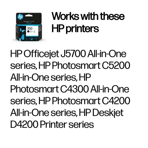 HP CB335EE/350 Printhead cartridge black, 200 pages ISO/IEC 24711 4.5ml for HP DeskJet D 4260/OfficeJet J 5700/PhotoSmart C 4280/PhotoSmart C 5280/PhotoSmart D 5300