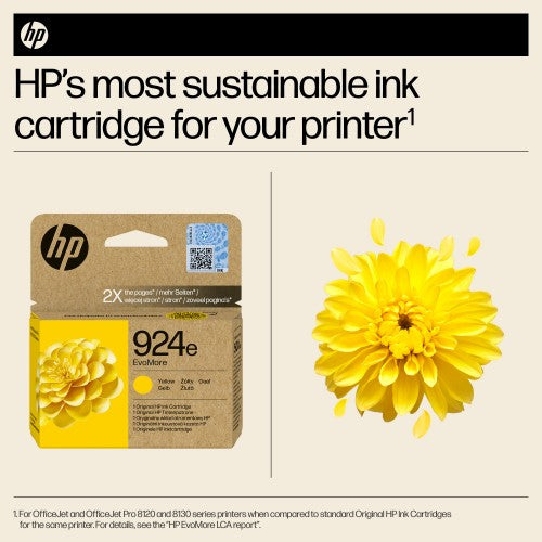 HP 4K0U9NE/924E Ink cartridge yellow EvoMore, 800 pages ISO/IEC 19752 9ml for HP OJ Pro 8120/e