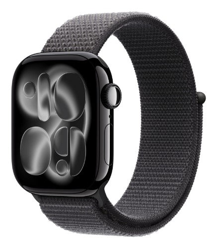 Apple MFFG4ZM/A smart wearable accessory Band Dark Grey Nylon, Recycled polyester, Spandex