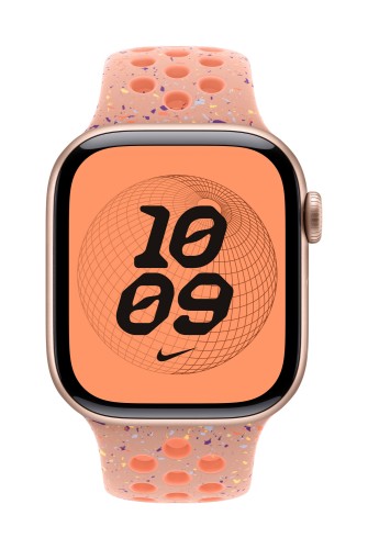 Apple MGAU4ZM/A smart wearable accessory Band Pink Aluminium, Fluoroelastomer