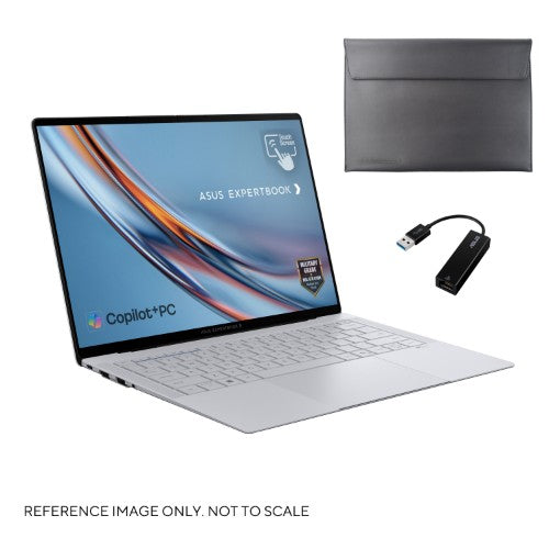 ASUS ExpertBook Ultra B9406CA-GX931X Copilot+ PC Intel Core Ultra X9 388H Laptop 35.6 cm (14") Touchscreen WQXGA+ 32 GB LPDDR5x-SDRAM 1 TB SSD Wi-Fi 7 (802.11be) Windows 11 Pro Grey QWERTY UK English
