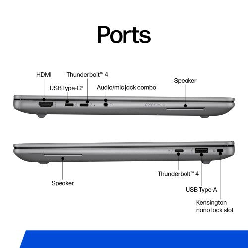 HP ZBook Ultra G1a Copilot+ PC AMD Ryzen AI Max+ PRO PRO 395 Mobile workstation 35.6 cm (14") Touchscreen 2.8K 128 GB LPDDR5x-SDRAM 2 TB SSD Wi-Fi 7 (802.11be) Windows 11 Pro AI Workstation, AI PC Silver