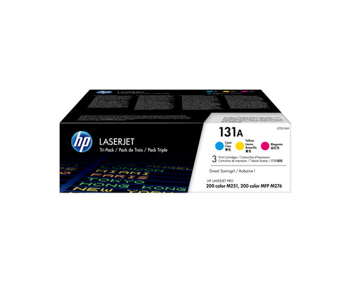 HP U0SL1AM/131A Toner cartridge Rainbow-Kit (c,m,y), 3x1.8K pages ISO/IEC 19798 Pack=3 for HP Pro 200