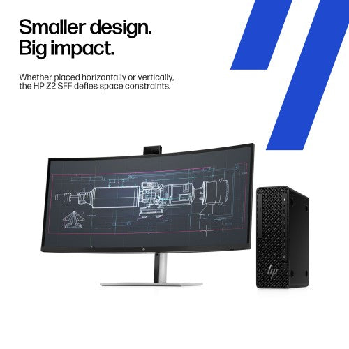 HP Z2 SFF G1i Wolf Pro Security Edition Intel Core Ultra 9 285K 64 GB DDR5-SDRAM 1 TB SSD NVIDIA RTX PRO 4000 Blackwell Windows 11 Pro Workstation AI Workstation, AI PC Black