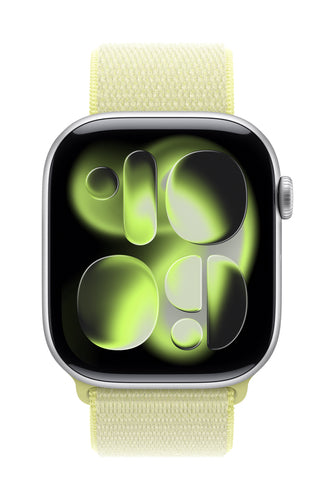 Apple MFFL4ZM/A smart wearable accessory Band Yellow Nylon, Recycled polyester, Spandex