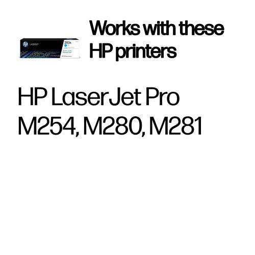 HP CF541A/203A Toner cartridge cyan, 1.3K pages ISO/IEC 19798 for HP Pro M 254