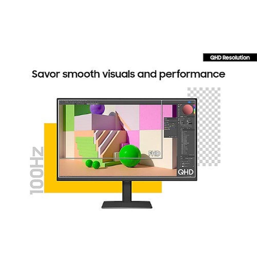 Samsung LS27D600UAU computer monitor 68.6 cm (27") 2560 x 1440 pixels Quad HD Black - GKN Direct