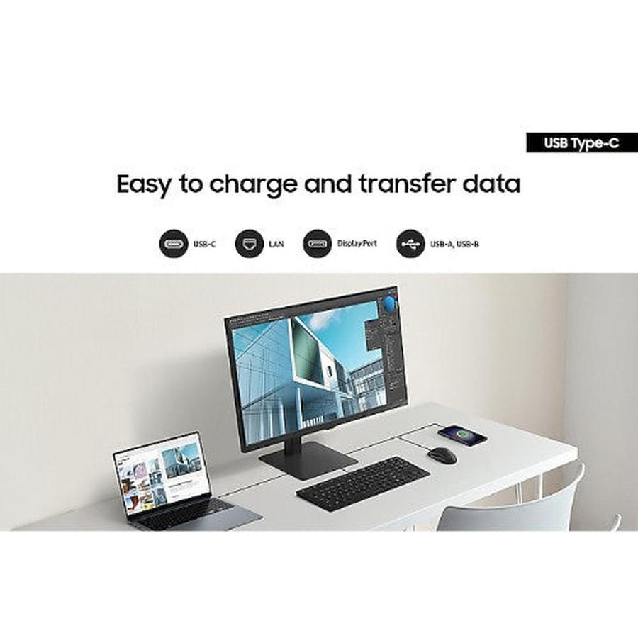 Samsung LS27D800UAU computer monitor 68.6 cm (27") 3840 x 2160 pixels Quad HD Black - GKN Direct