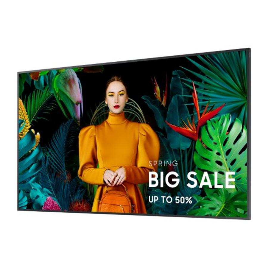 Samsung QH55C Digital signage flat panel 139.7 cm (55") LCD Wi-Fi 700 cd/m² 4K Ultra HD Black Built-in processor Tizen 24/7 - GKN Direct