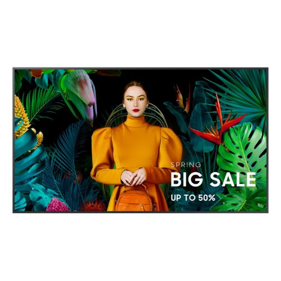 Samsung QH55C Digital signage flat panel 139.7 cm (55") LCD Wi-Fi 700 cd/m² 4K Ultra HD Black Built-in processor Tizen 24/7 - GKN Direct