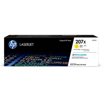 HP W2212X/207X Toner cartridge yellow high-capacity, 2.45K pages ISO/IEC 19752 for HP M 283