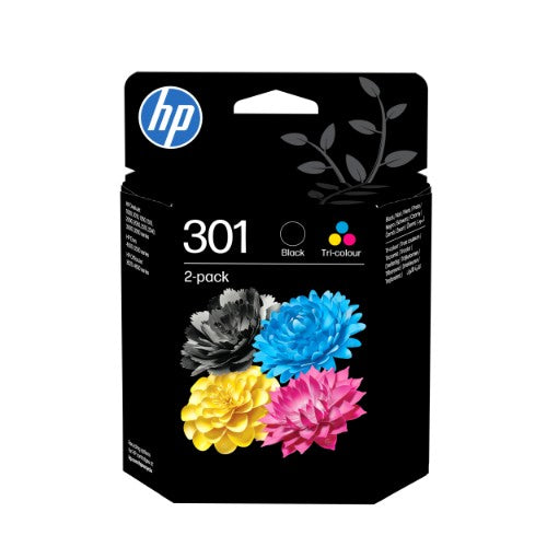 HP N9J72AE/301 Printhead cartridge multi pack black + color 170pg + 150pg Pack=2 for HP DeskJet 1000/1010/Envy 5530/OfficeJet 4630