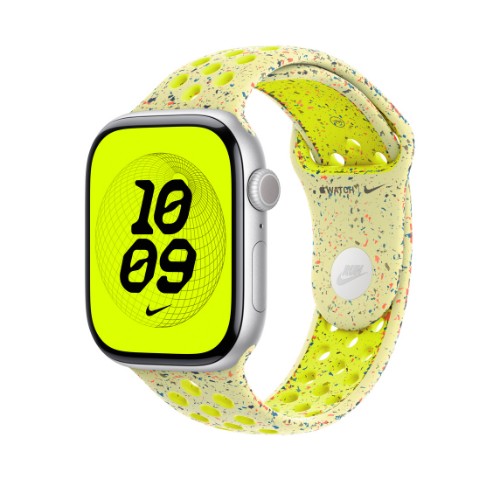 Apple MGC14ZM/A smart wearable accessory Band Yellow Aluminium, Fluoroelastomer