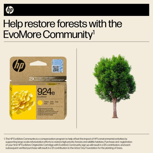 HP 4K0U9NE/924E Ink cartridge yellow EvoMore, 800 pages ISO/IEC 19752 9ml for HP OJ Pro 8120/e
